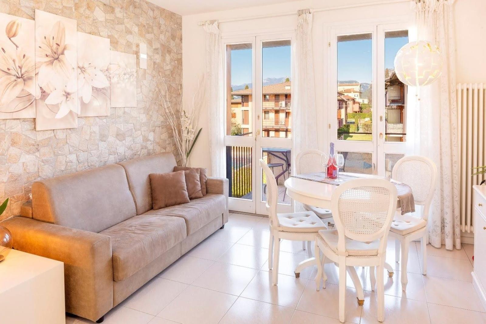 Elena Apartment - Free Secure Parking - Center - Pool - View Lake Bardolino Exterior foto